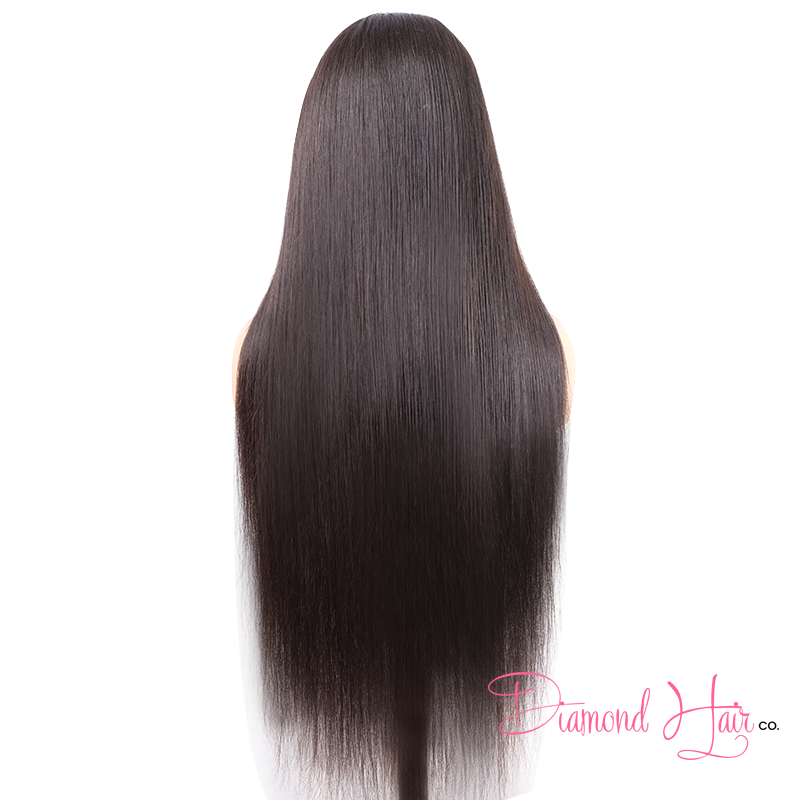 Silky Straight Lace 5x5 Closure Wig 13x4 13x6 Full Frontal Wig 200% Density Mink Brazilian Diamond Virgin Hair