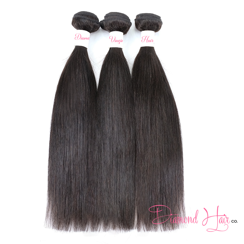 3 Bundle Deals Silky Straight Mink Brazilian Diamond Virgin Hair