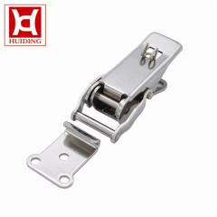 Stainless Steel Spring Loaded Draw Latch Heavy Spring Toggle Latch With Safety Catch