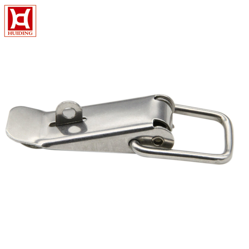 SUS316 Toggle Latch With Padlock Eye Lock Box Hasp With Spring DK004