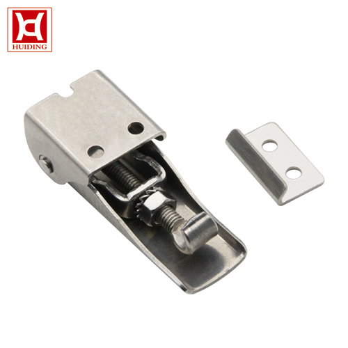 DK034 Industry Adjustable Concealed Toggle Latch / Toolbox Self-lock Reverse Base Latches With Mounting Hole Hidden