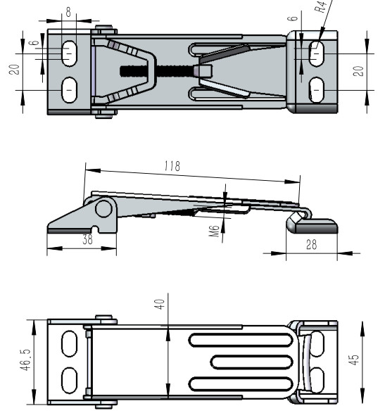 Toggle Latch Adjustable Toggle Latch DK076