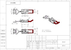 Adjustable Toggle Clamp Latch Draw Toggle Locking Hole Latch