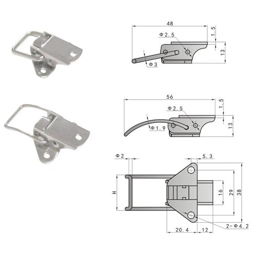 Stainless Steel Draw Latches Toggle Latch Hardware