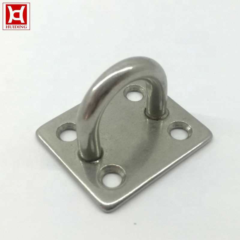 Stainless Steel Diamond Marine Pad Eye Plates Metal Hardware