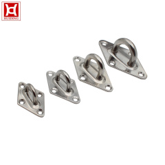 Pad Eye Plate Marine Boat Hardware Stainless Steel Ring