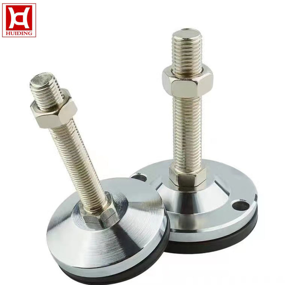 304 Heavy-Duty Fixed Adjustable Leveling Feet with Mounting Hole