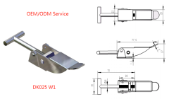 Huiding DK025W1 Stainless Steel Adjustable Toggle Latch