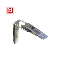 Stainless Steel Vertical Corner Toggle Latch With Safety Catch 043S1