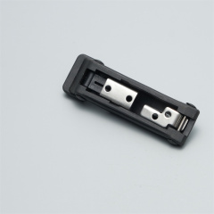 DK091G1 Black Rubber Draw Latch With Keyhole