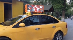 Taxi top LED display