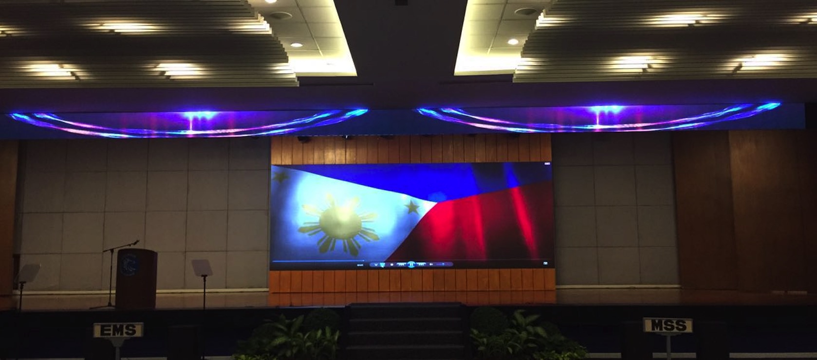 Newest installation P3.91 LED display at Phillipines