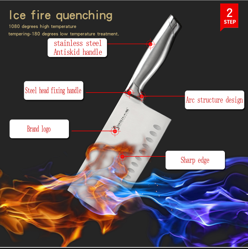 Sowoll Powerful Meat Cleaver Vegetable Knife Wholesale Now