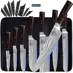 Professional Knife Set with Wooden Handle – Zeekka