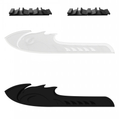 XYJ 2pcs/set Safety Knife Covers Sleeves Knives Edge Guard, Universal Knife  Sheath, Santoku Knife Case Blade Guards Protector Black Kitchen Knife