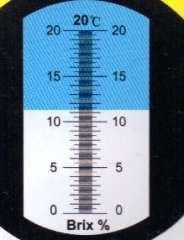 Brix Refractometer 0-20% brix ATC