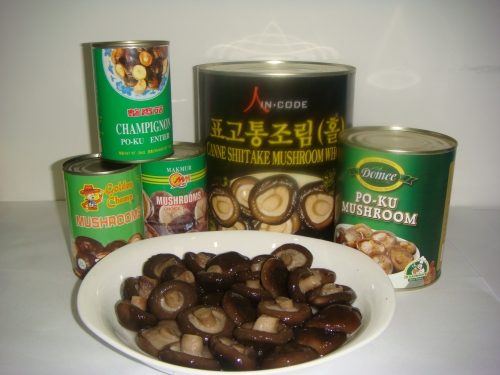 Canned PO-KU Mushroom whole