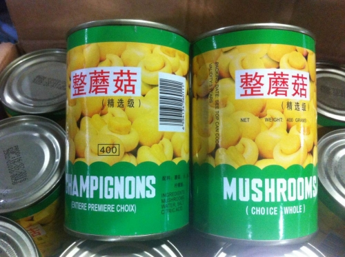 Canned Champignon Mushrooms Whole