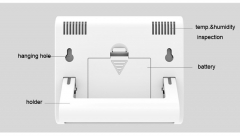 Digital hygrothermometer temperature & humdity meter