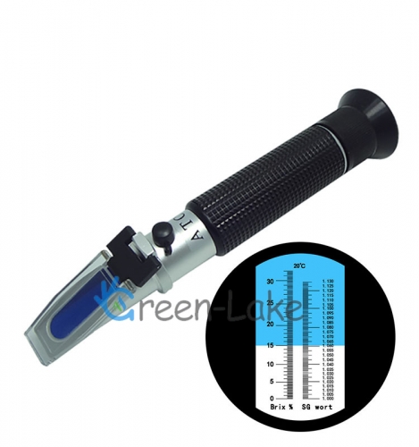 Beer brewing refractometer 0-32% brix,1.000-1.130SG