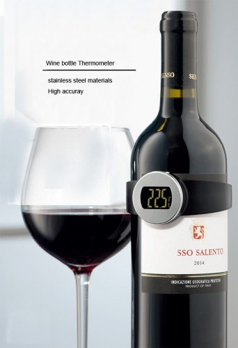 Digital wine bottle Thermometer  -50°C—+70°C
