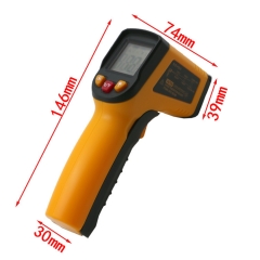 Infrared Laser thermometer -50°C to 400°C with backlight display