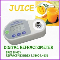 Pocket Digital Refractometer 28-65%brix,REFRACTIVE INDEX:1.3800-1.4535