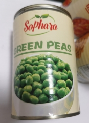 Canned green peas