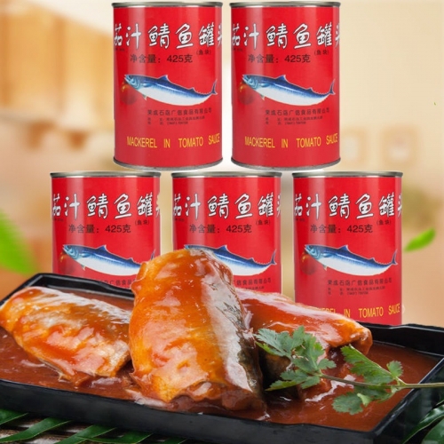 Canned mackerel in tomato sauce/in brine/in oil