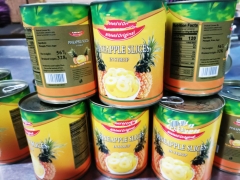 Canned pineapple