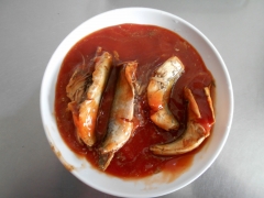 Canned seafood sardine mackerel tall can oval can