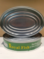 canned sardines oval cans