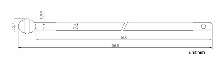 Heat resistance iso 17712 metal strap seals  CAD