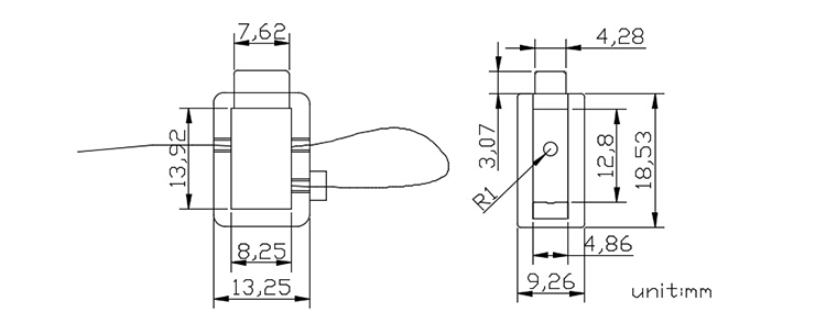 Manufacturer Meter Aluminum Lead Seal Water Meter Seal CAD