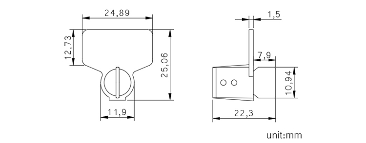 Plastic meter seal for water meter power security meter CAD