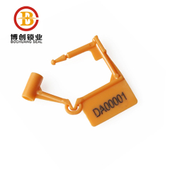 BC-L102 tamper evident disposable plastic padlock seal for crash carts