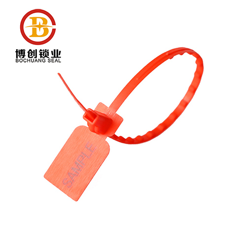 BC-P108 Colorful self locking custom printed plastic seal