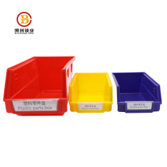 Piezas de plástico caja de accesorios de almacenamiento caja de plástico apilable