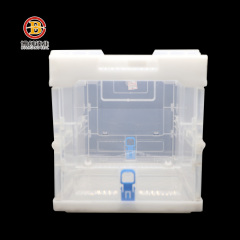 Boîte de rangement en plastique pliable caisses en plastique boîte de rangement