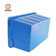Boîtes de déménagement en plastique empilables boîtes de rangement fourre-tout en plastique