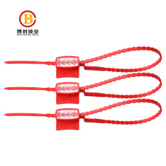 BC-P606 china plastic security seals with sticker