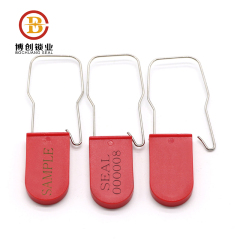 Selo de cadeado de segurança de plástico para caixa de bagagem