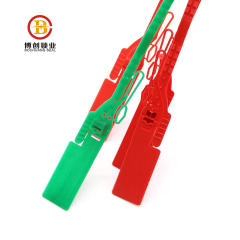 BCP205 Disposable plastic seal is tensioned