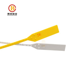 BCP114 One time use metal insert plastic seal strip lock with logo