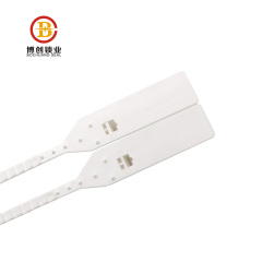 BCP114 One time use metal insert plastic seal strip lock with logo