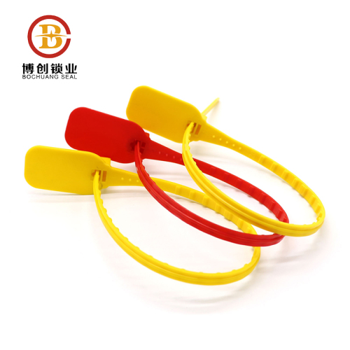 BC-P106 pull tight plastic seal tags for container plastic seal manufacturers.