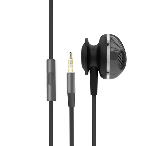 MOXOM In-Ear Headphones with Mic and Remote Control - Noise Isolated Stereo, 3.5mm plug Bass Earbuds Compatible Earphone with Microphone for iPhone