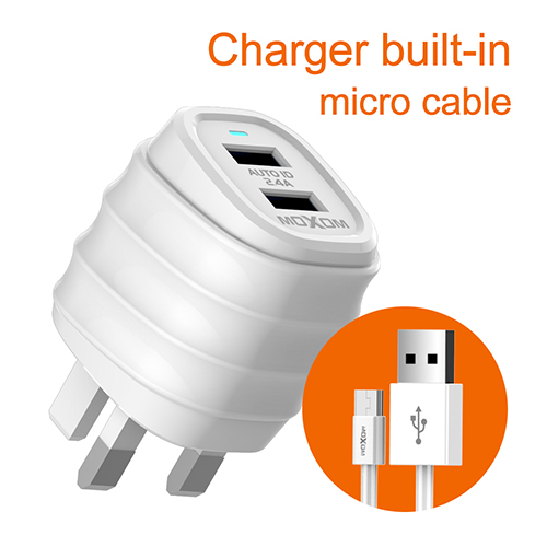 UK Plug Adapter USB Charger For iPhone Phone Charger For Samsung Dual Port Mobile Phone Charger USB Wall Charger KH-55