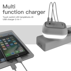 moxom usb charger plug uk 2 port power adapter LED