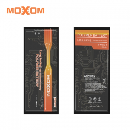 MOXOM Mobile Phone Battery For Samsung Galaxy Note 2 High Capacity 3100mAh Compatible Polymer Phone Battery